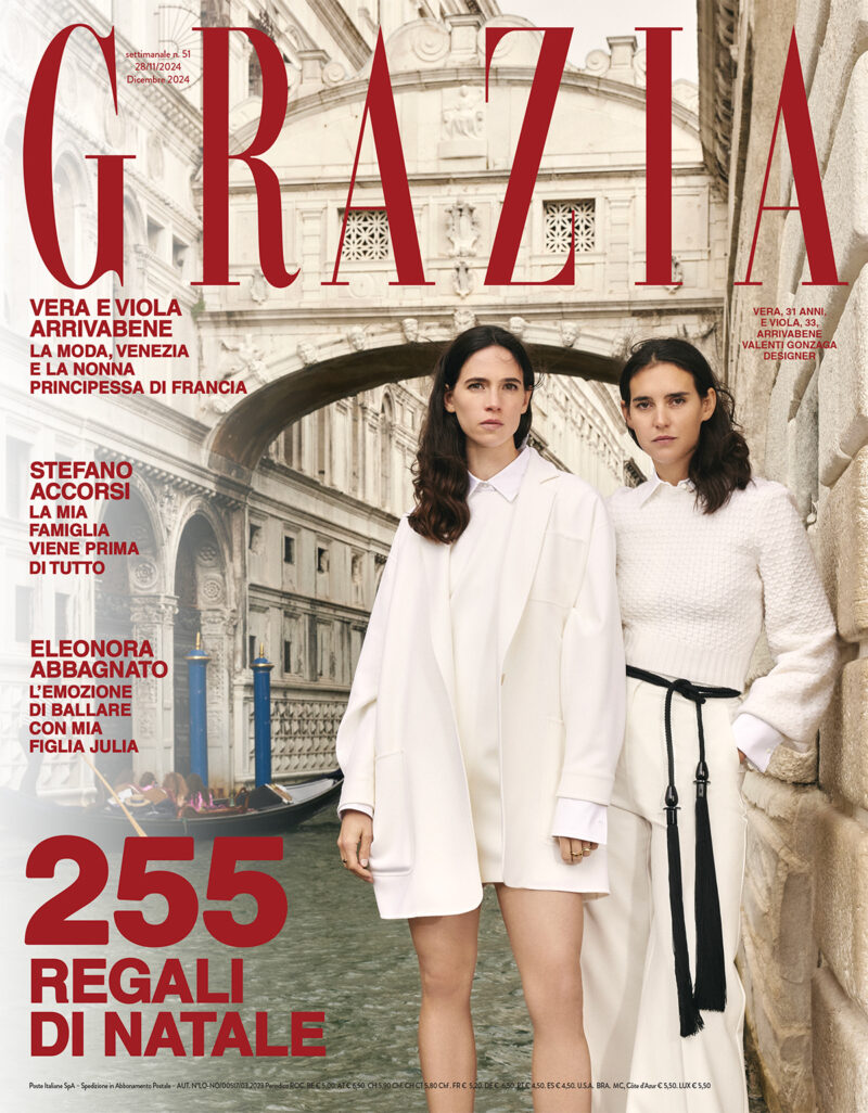 Grazia è in edicola con Vera e Viola Arrivabene
