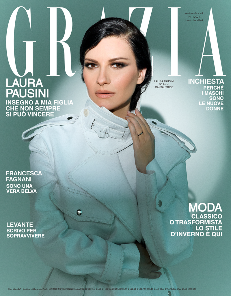 Grazia è in edicola con Laura Pausini