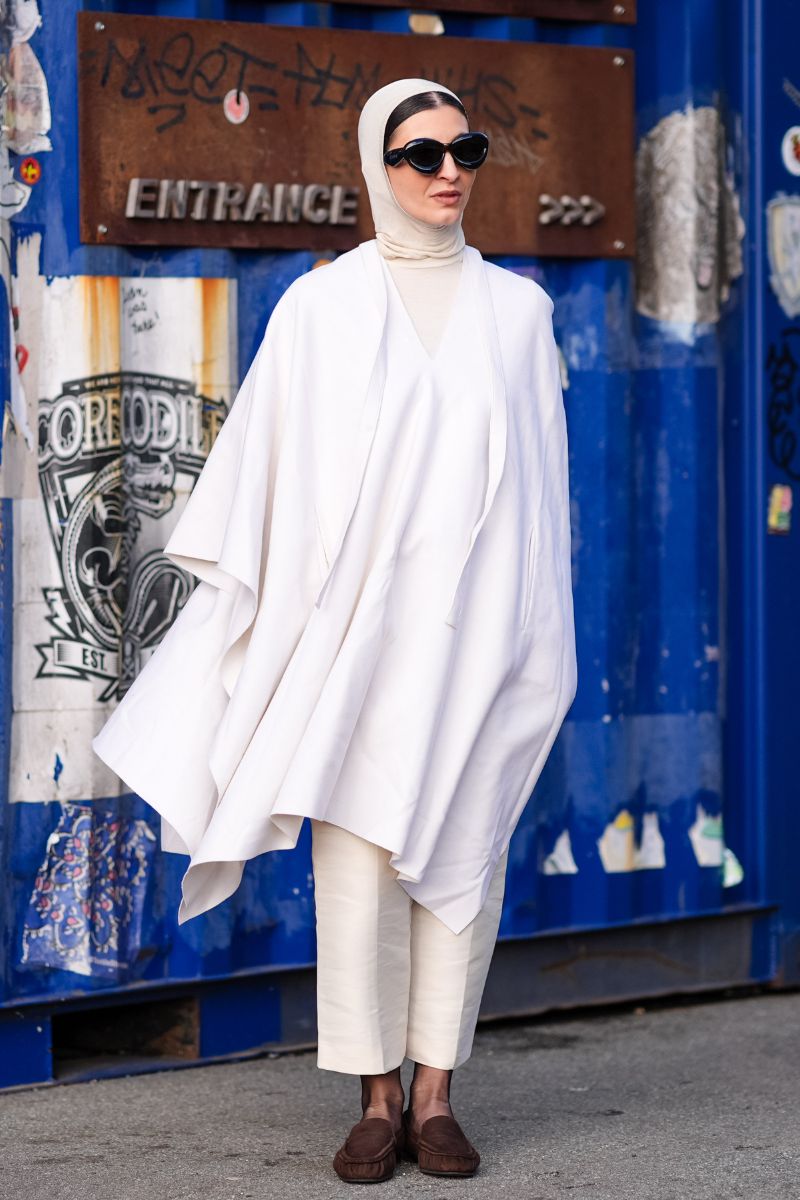 poncho mantella look inverno 2