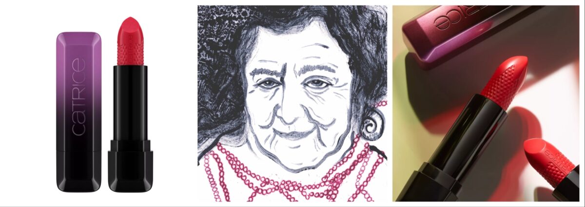 rossetto rosso regalo alda merini catrice DM associazione il petalo bianco cover dekstop