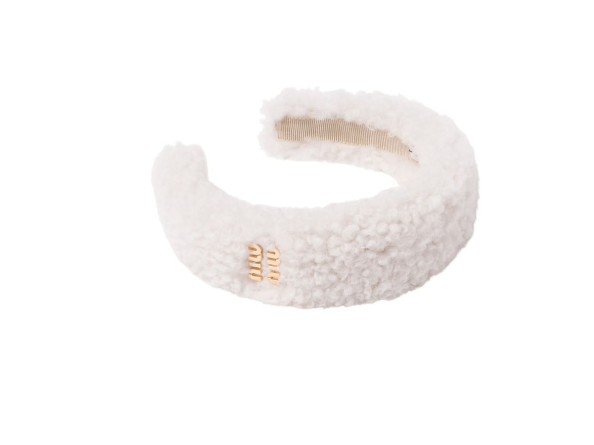 Cerchietto in montone miu miu