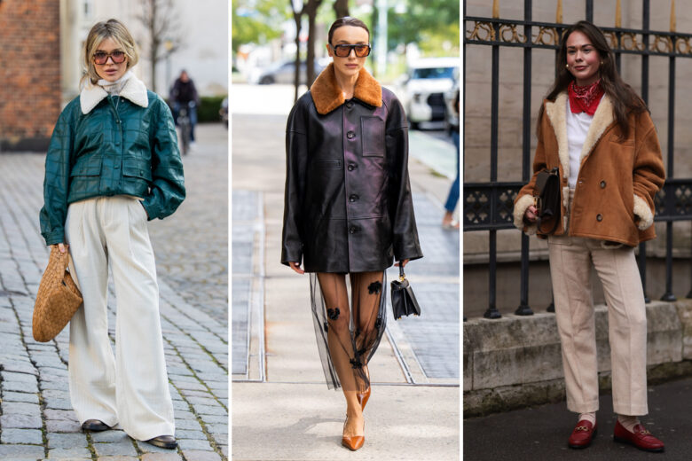 Come indossare la giacca in shearling? Ecco 5 idee look (favolose) da copiare quest’inverno