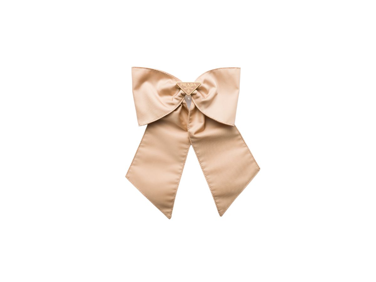 Fermaglio per capelli in Re-Nylon prada