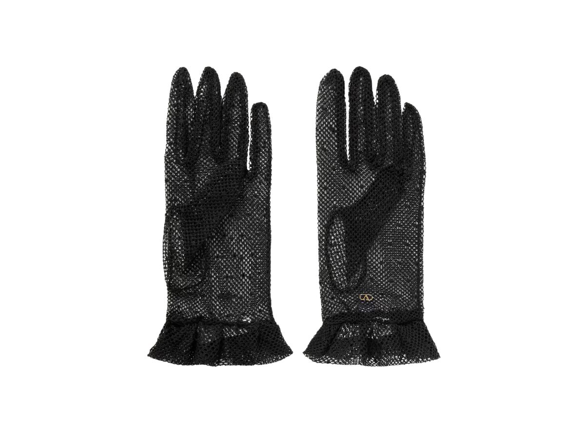 Guanti in rete misto cotone valentino Net a porter