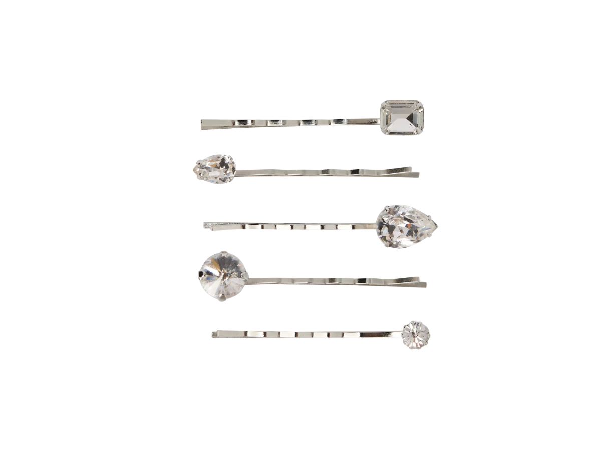 Set di 5 forcine Raquel con cristalli Jennifer behr