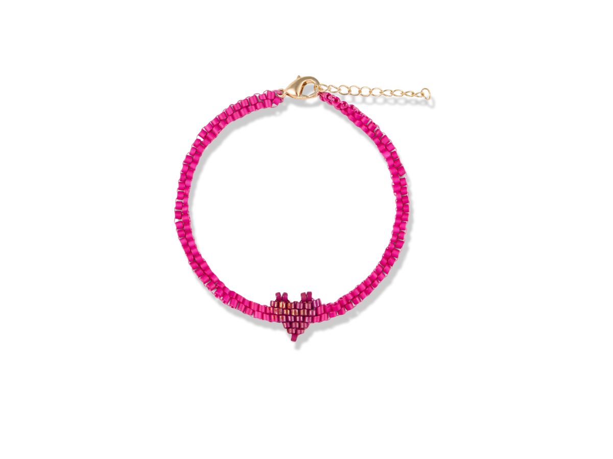 bracciale con perline natura