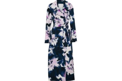 cappotto trench con stampa floreale dries