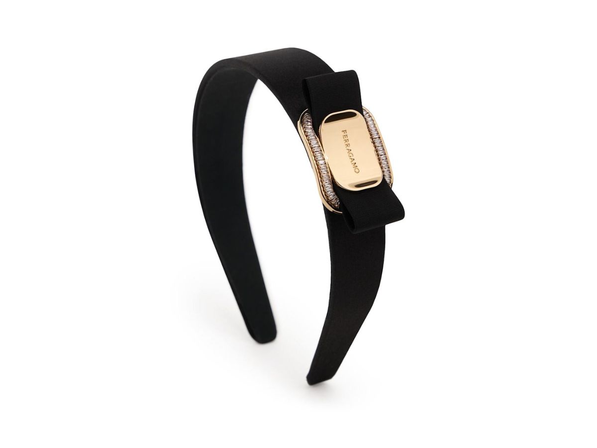 cerchietto con fiocco e logo FERRAGAMO luisaviaroma