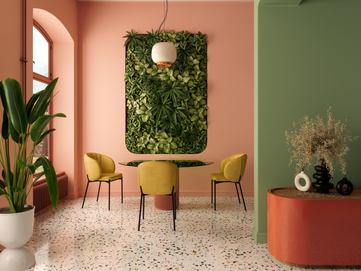 dopamine decor rosa verde