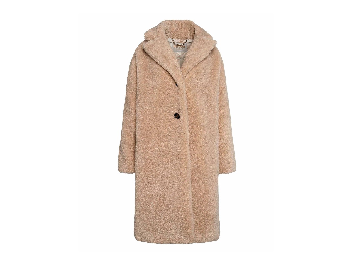 ok Borbour cappotto in pile