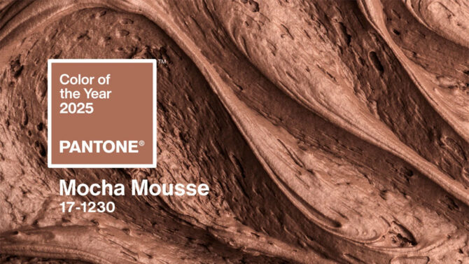 Il colore del 2025? Per Pantone è il marrone Mocha Mousse