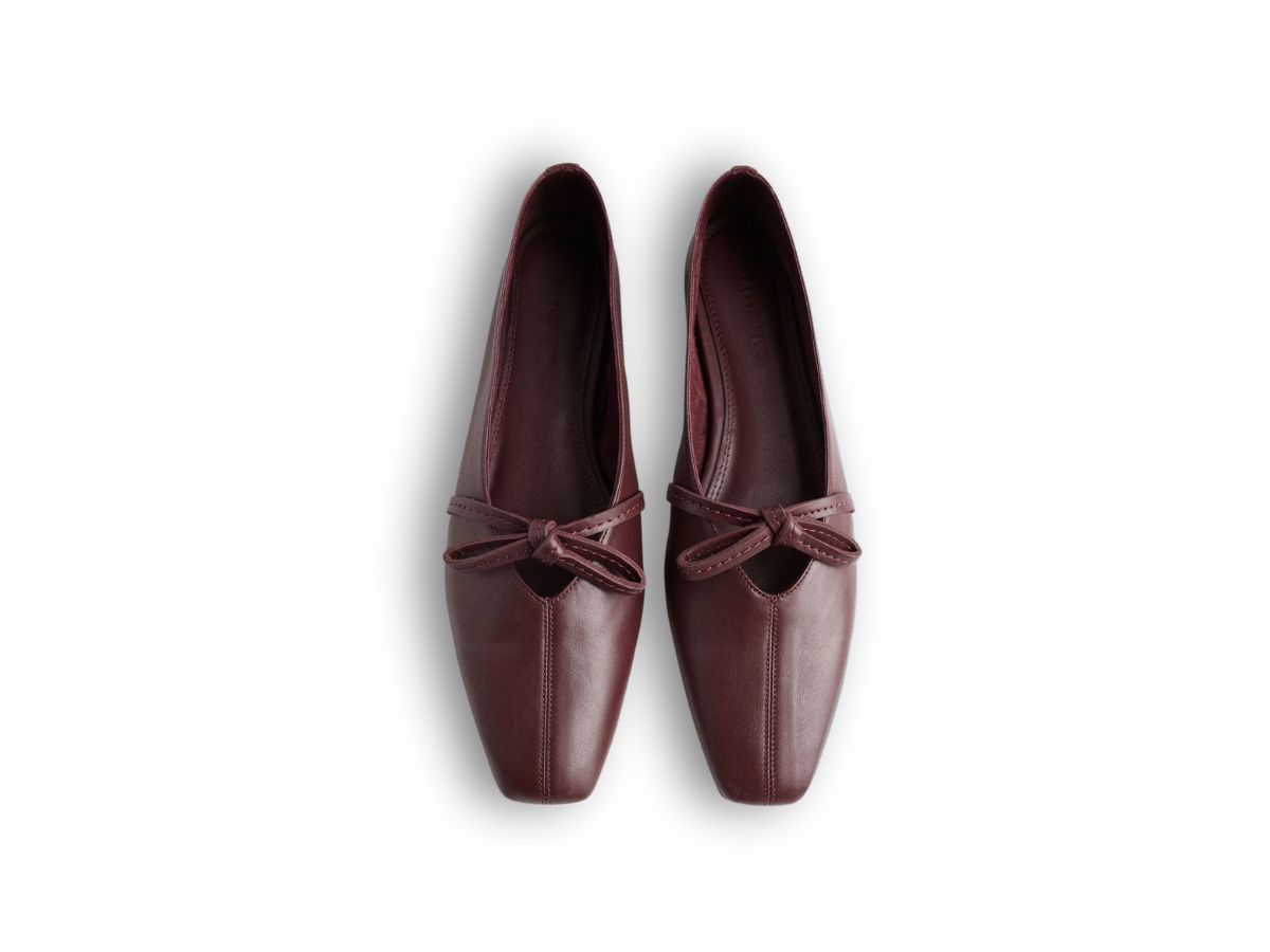 BALLERINE IN PELLE CON FIOCCO parfois