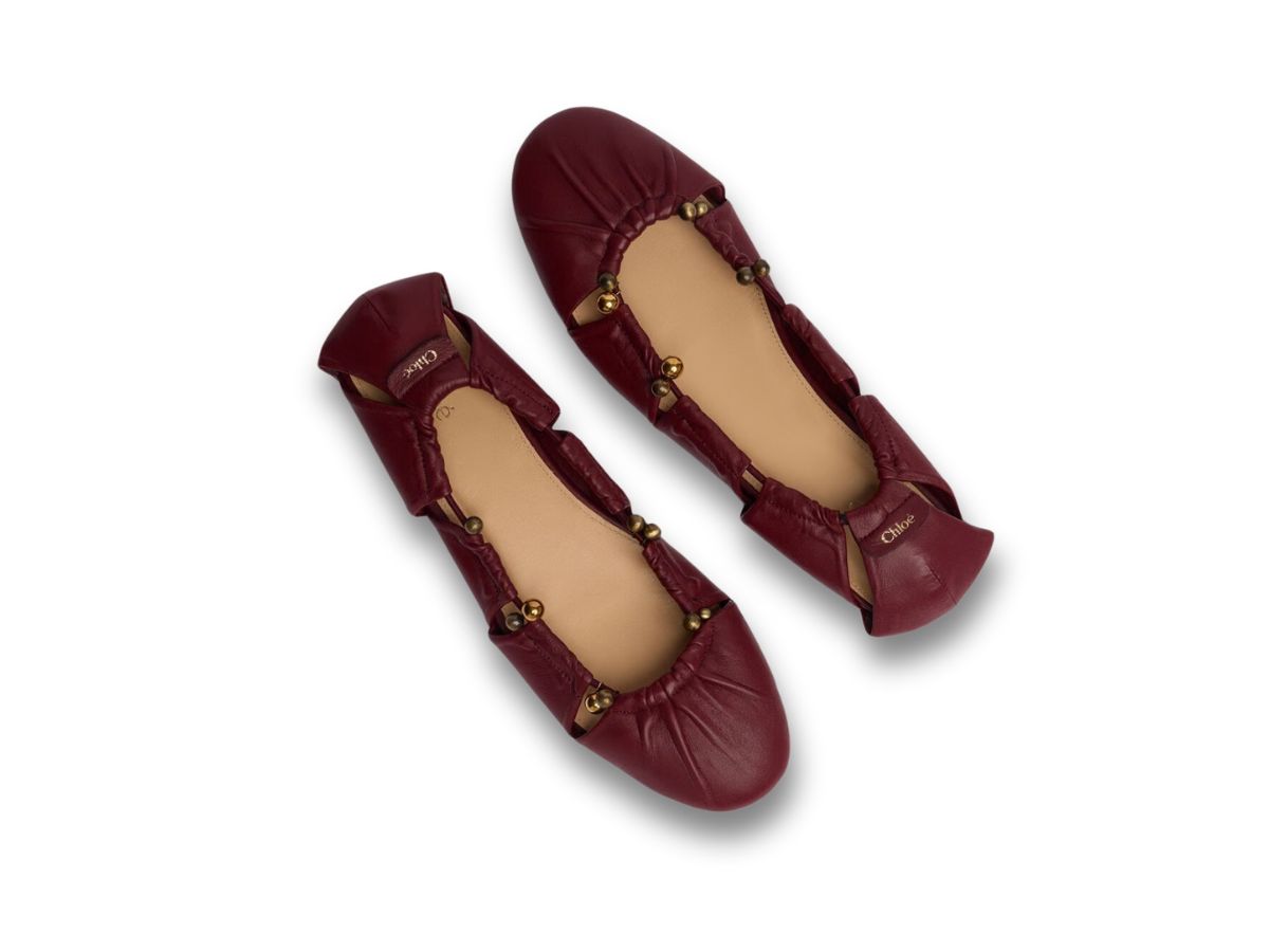 Ballerine Luna in pelle 10mm Chloe luisaviaroma