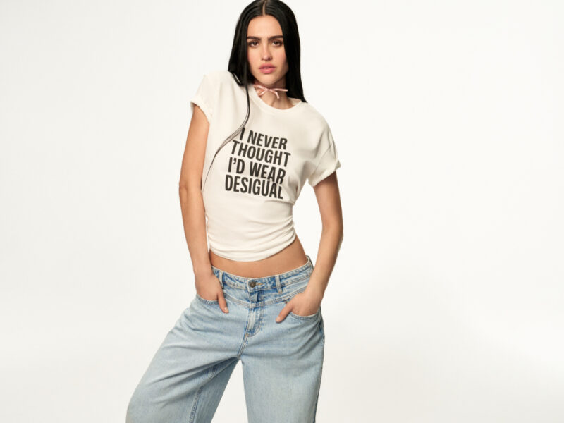 Desigual T-Shirt with Amelia Gray (1) (1)
