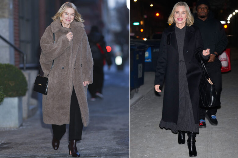 Il segreto per essere chic da mattina sera? Ecco i look day&night di Naomi Watts da copiare al volo