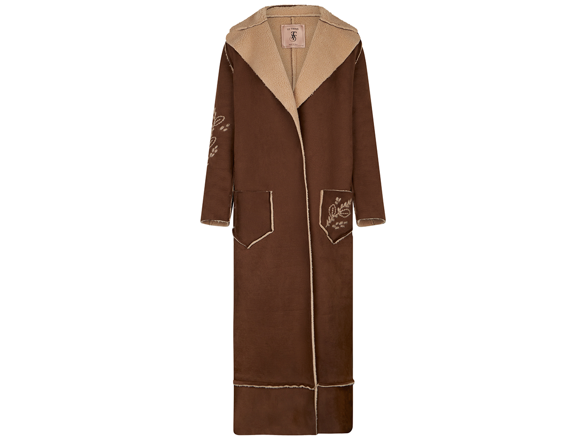 LE-TWINS-Monterosa-cappotto-in-eco-montone-marrone-01