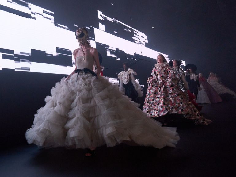 MOB Valentino haute couture Alessandro Michele