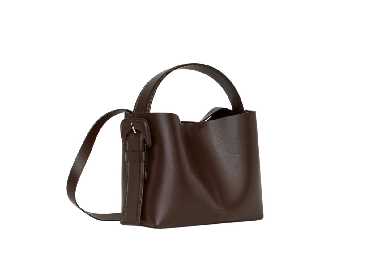 borsa a tracolla in pelle arket 189