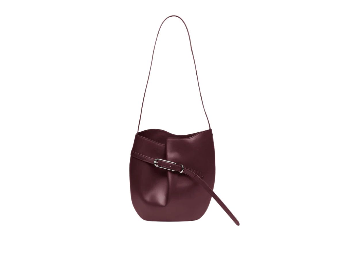 liffner borsa a secchiello in pelle con cintura
