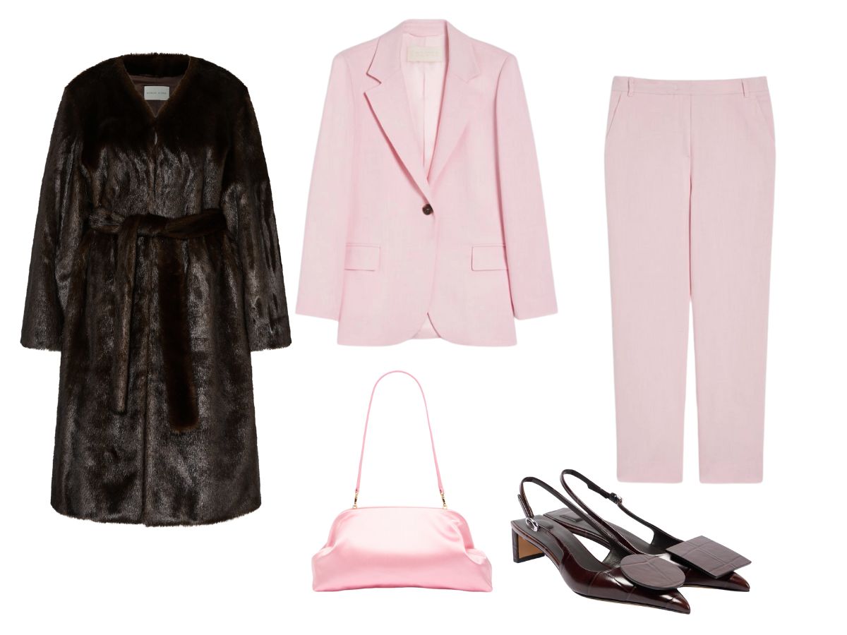 look cerimonia completo rosa