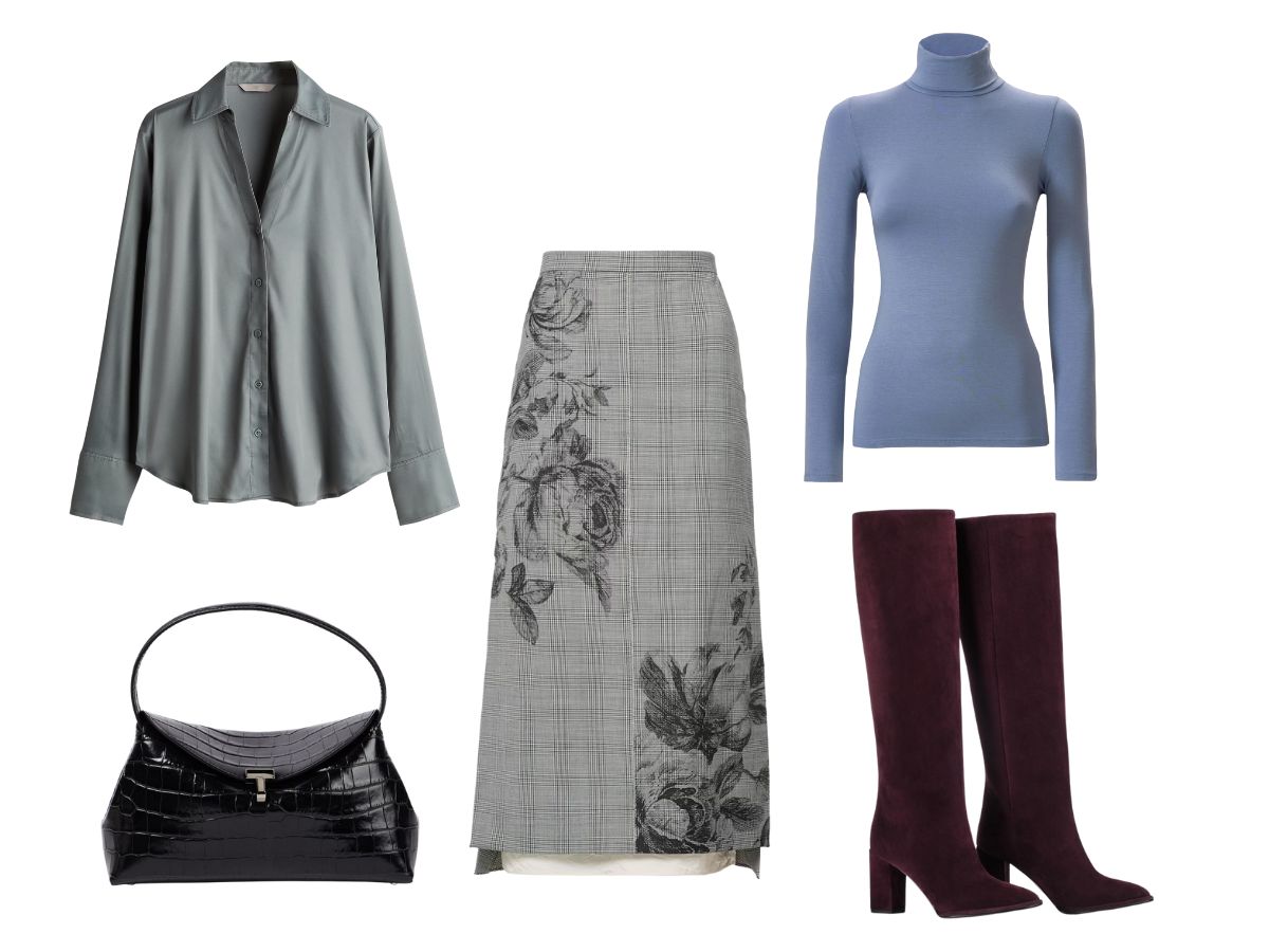 look cerimonia grigio