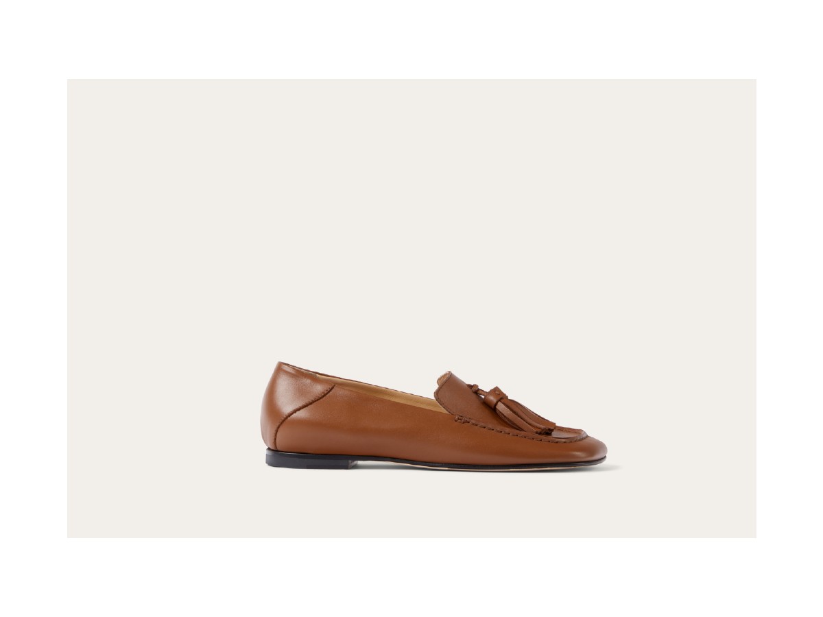 ok DEAR FRANCES – DREW TASSELS COGNAC – £490 $630