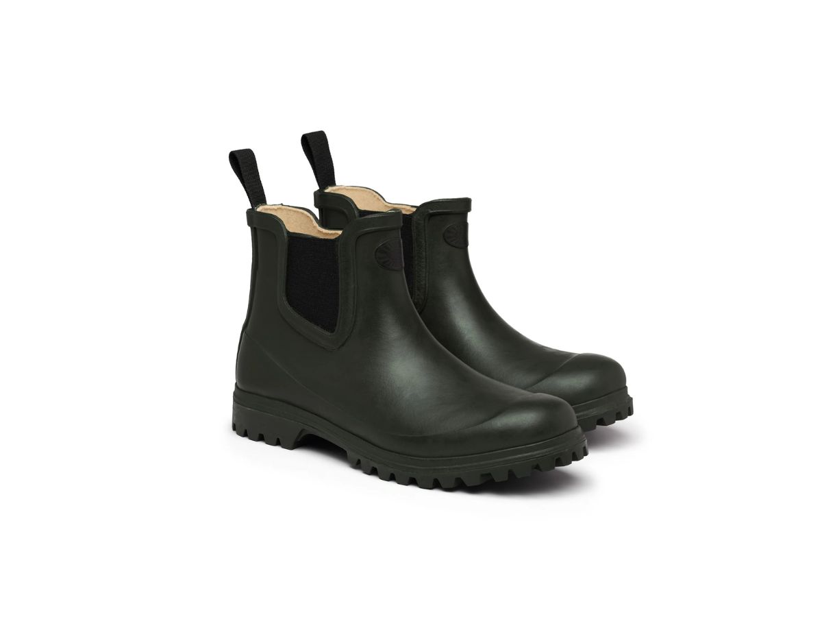 superga 798 RUBBER BOOTS MID GREEN SHERWOOD