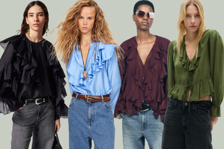 Romantiche e super chic: queste bluse con volant sono da colpo di fulmine immediato!