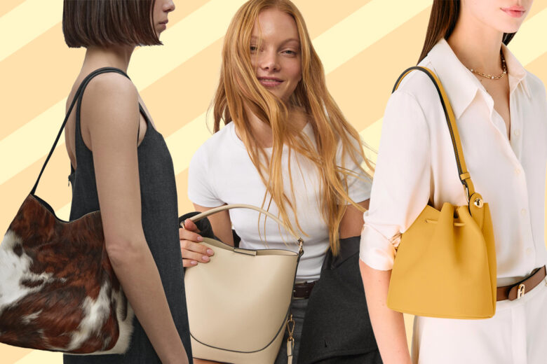 Comode, capienti e super chic: queste borse a secchiello sono da colpo di fulmine assicurato