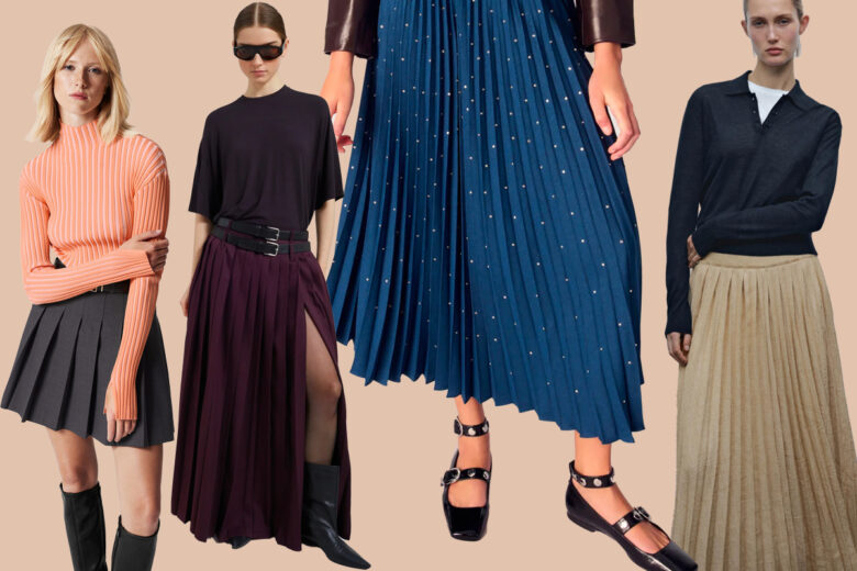 Vi presentiamo le gonne plissé perfette per dare un twist a tutti i look, from day to night