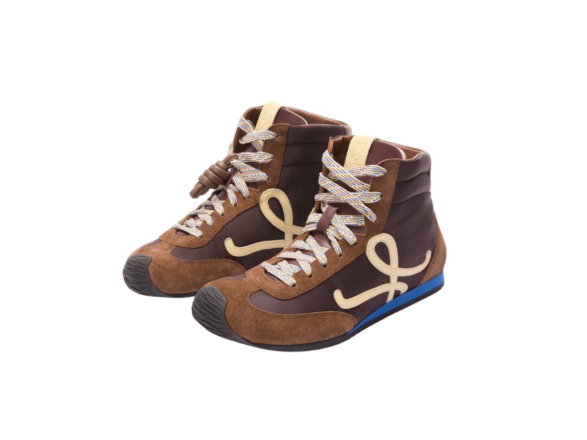 Ballet Runner 2.0 high-top in nylon and calfskin LOEWE