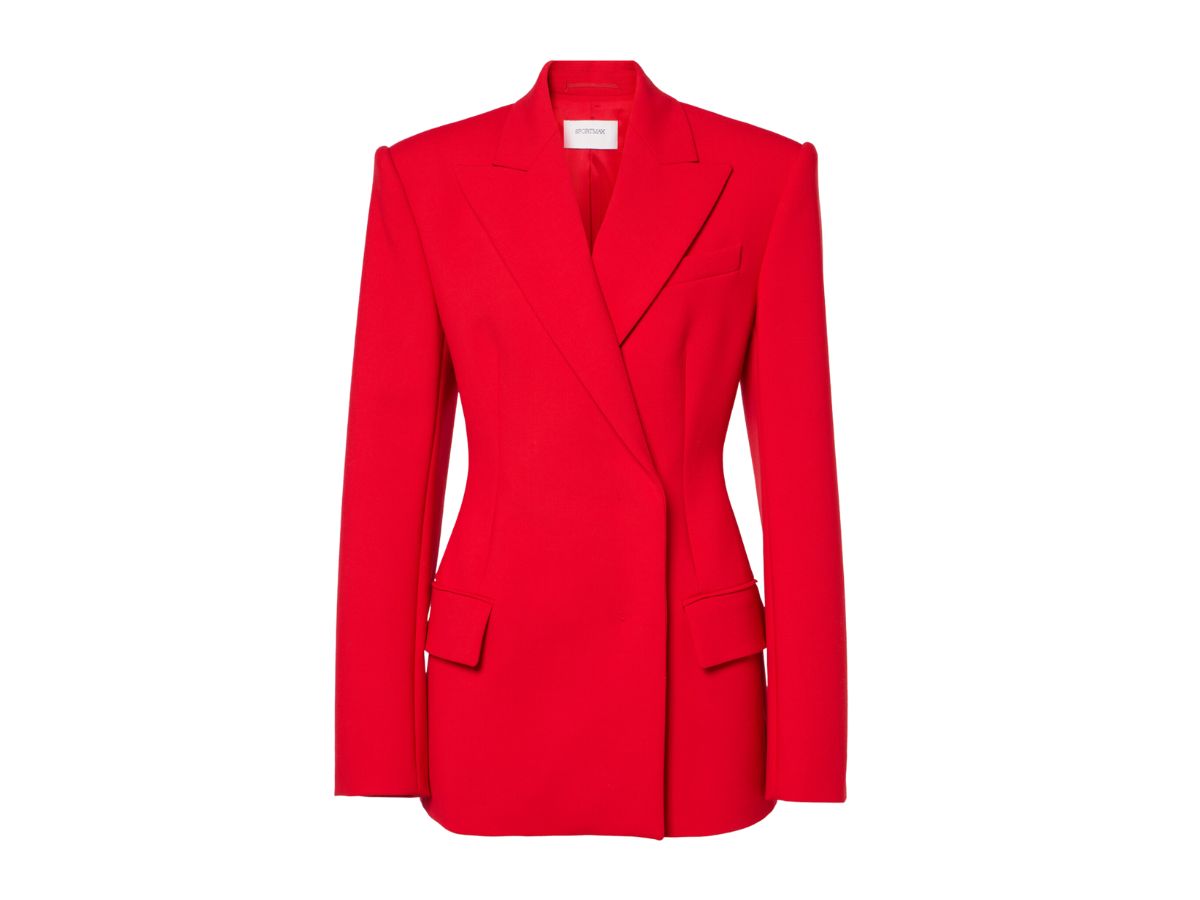 Blazer Arco in canvas di misto lana sportmax