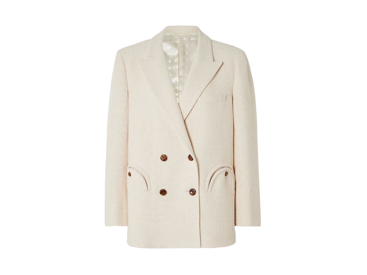 Blazer doppiopetto in tweed di misto cotone Missy Everynight blaze Milano
