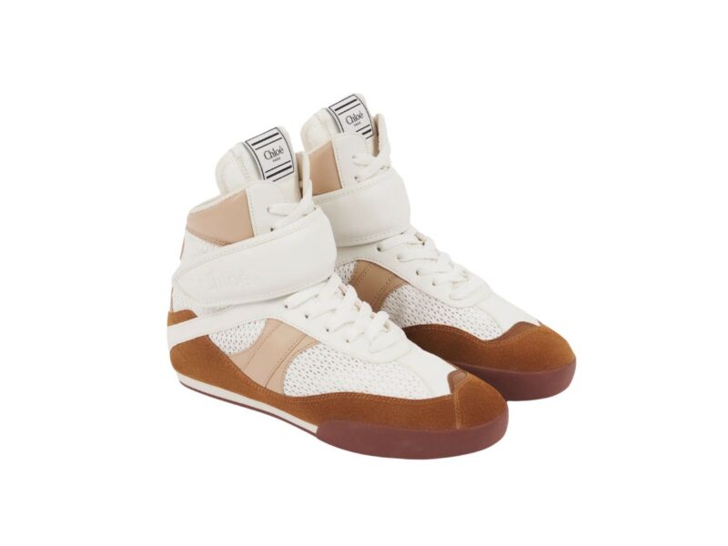 Sneaker Alla Caviglia Naturino In Tessuto - Chiusura Con Lacci E Zip, Suola In Gomma