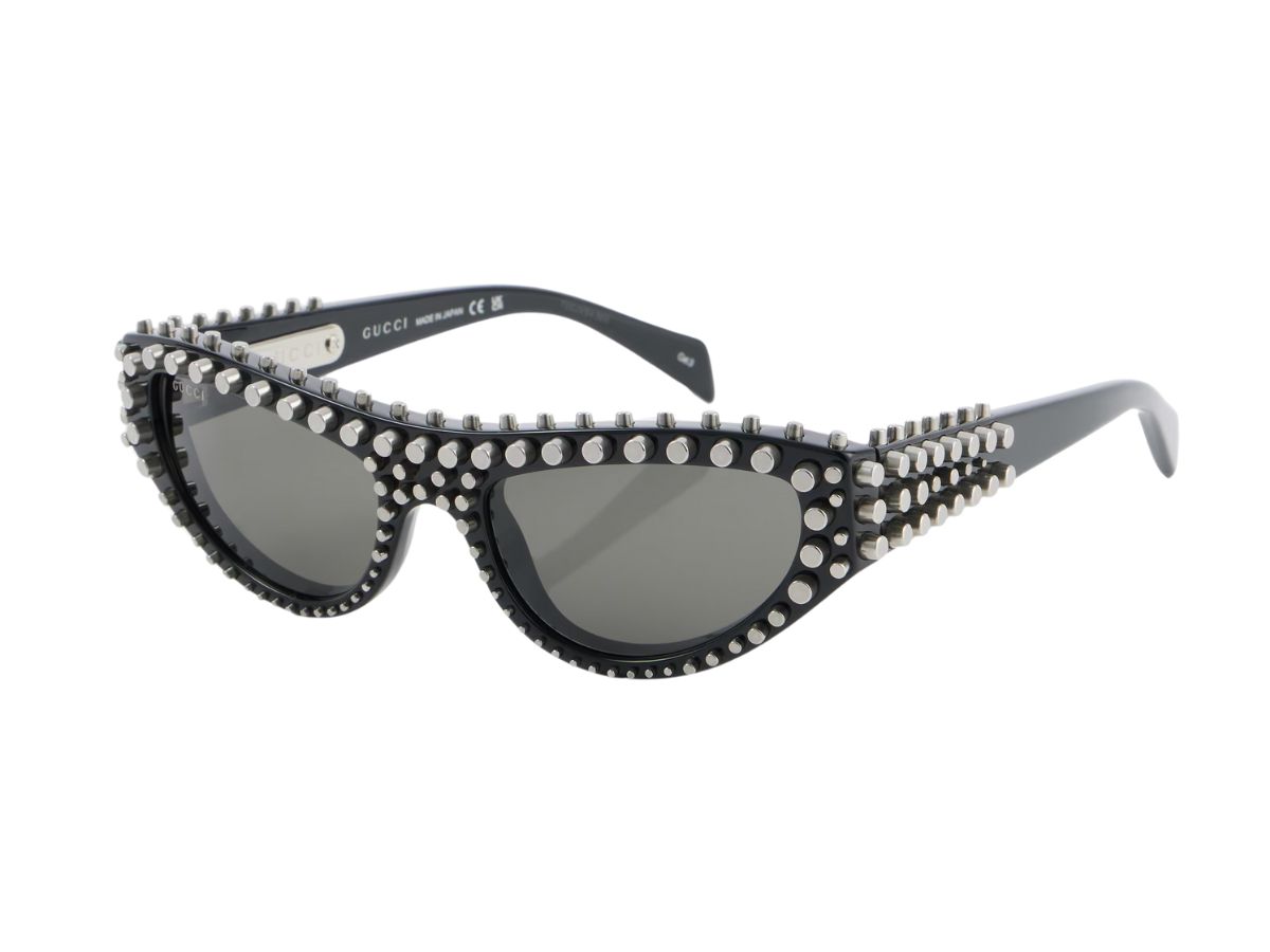 gucci Occhiali da sole cat-eye con borchie