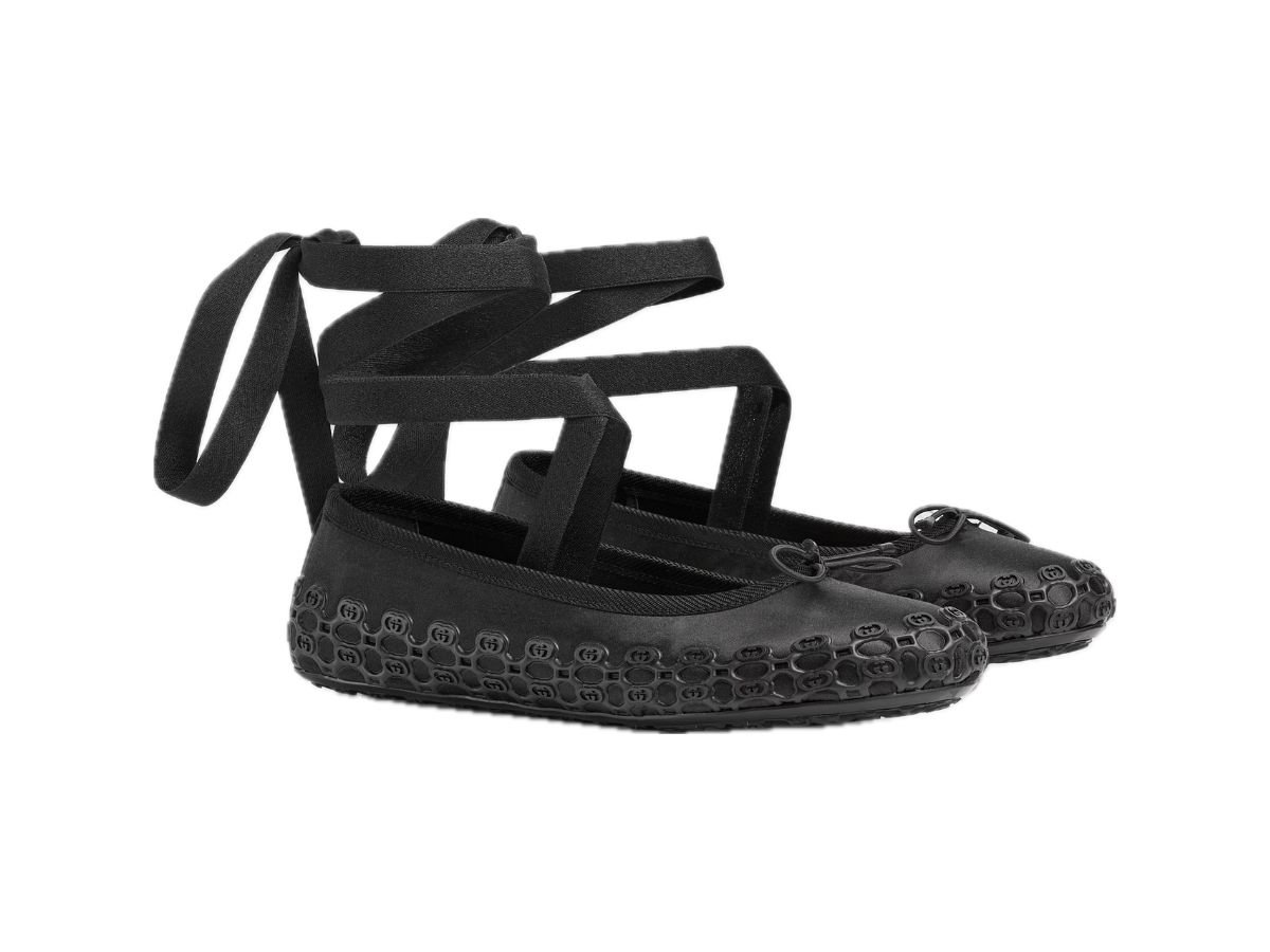 gucci cub3d ballet flat