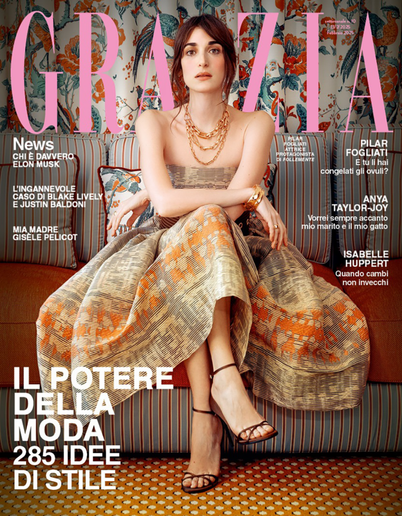 Grazia è in edicola con Pilar Fogliati