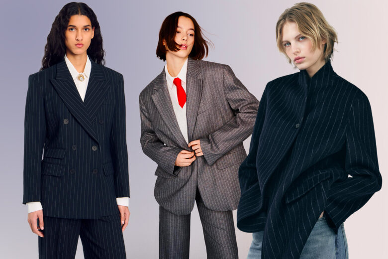 Classico ma con un twist: il blazer gessato è il modello del momento