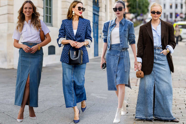 Gonna di jeans, mon amour! Ecco 7 inspo look per indossarla in primavera