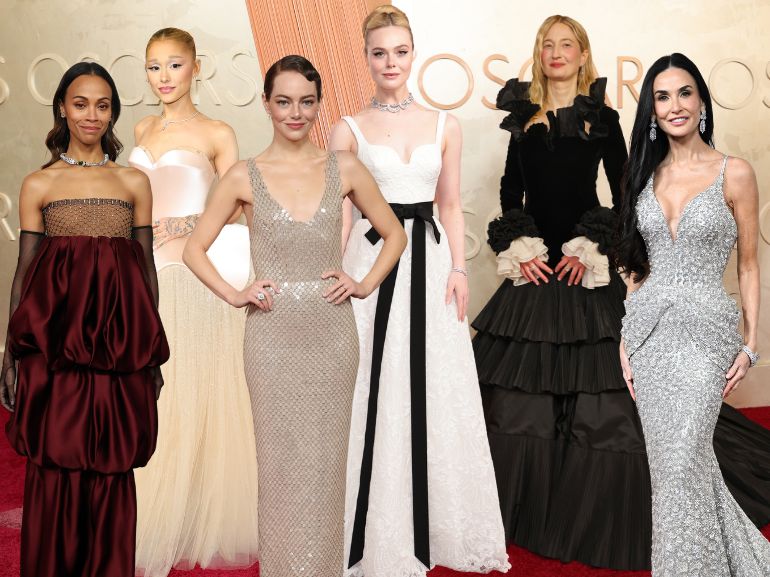 MOB oscar 2025 red carpet