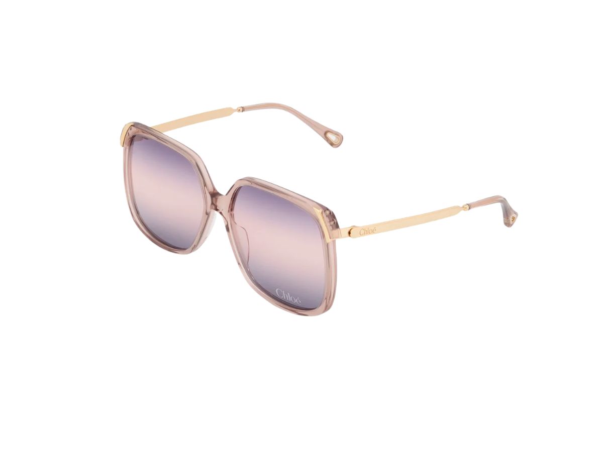 Occhiali Da Sole Donna Cat Eye Grandi – Montatura Metallica Oro Con Taglio Diamantato E Lenti Sfumate Grigie – Eleganti E Femminili
