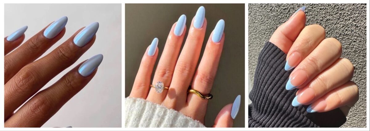 blueberry milk nails unghie azzurro pastello cremoso nail art primavera estate 2025 cover desktop