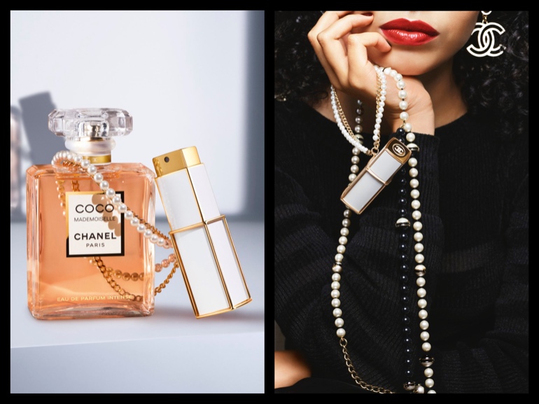 chanel coco mademoiselle 2025 purse spray profumo da borsetta perle cover mobilejpg