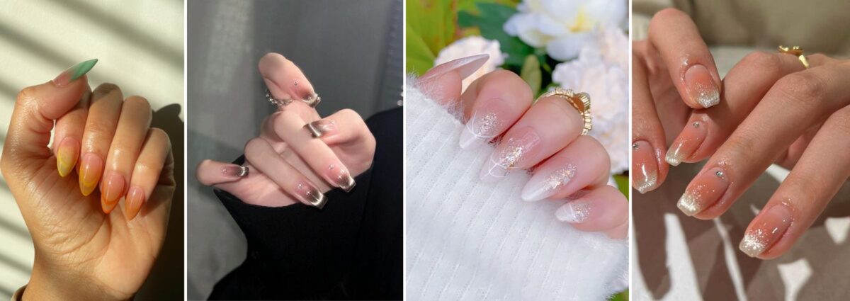 unghie french sfumato