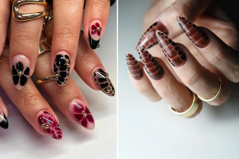 Le unghie effetto acquerello sono l’ultimo nail trend che vi conquisterà