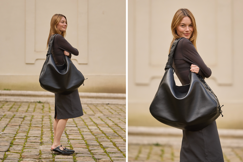 “Go big or go home”: le borse maxi da cui farsi tentare adesso (inclusa quella di Camille Rowe)