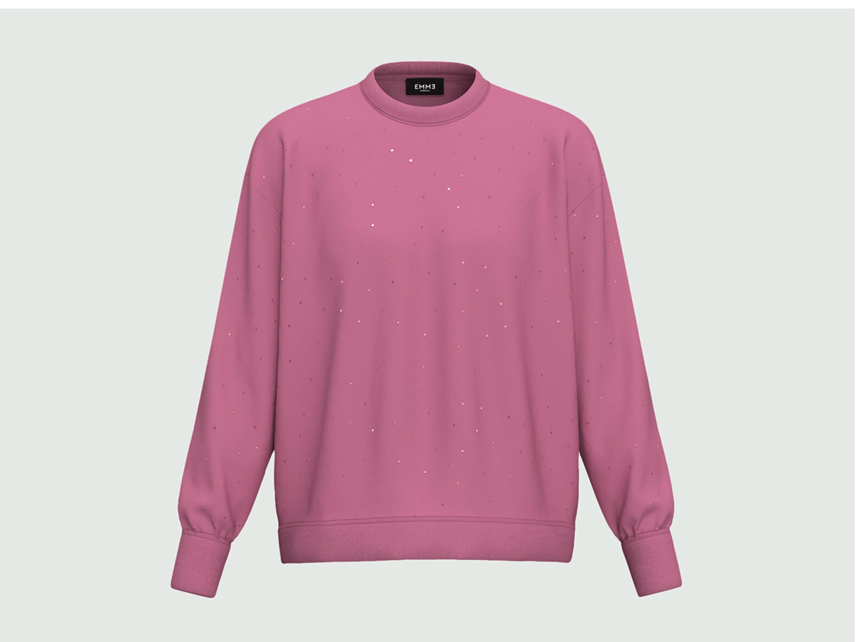 felpa-color-malva-con-strass-MARELLA