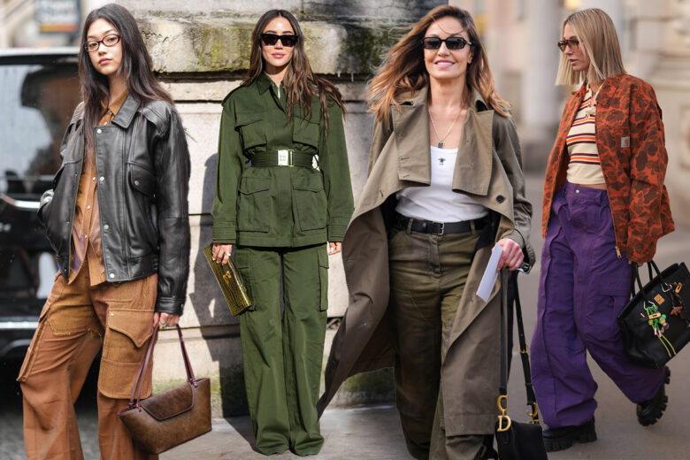 5 look con i pantaloni cargo da provare subito