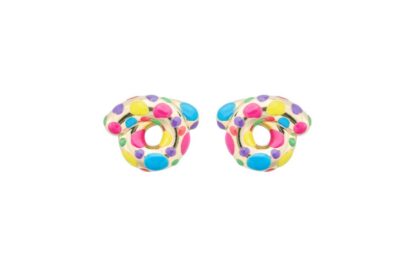 BEA BONGIASCA_Chameleon Tarallo Gold Earrings (1)