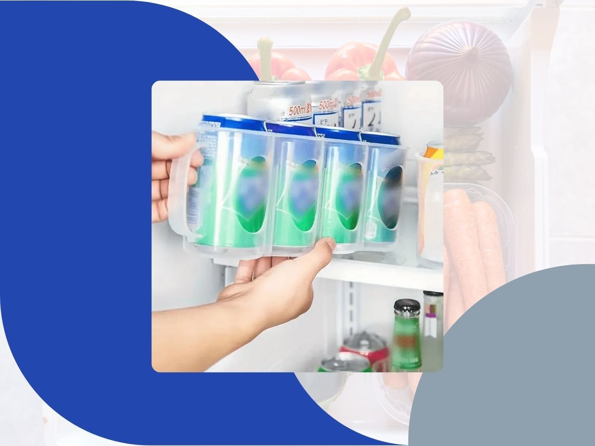 porta lattine quattro silicone